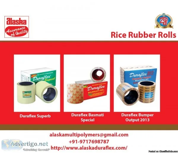 Consider buying cutting-edge rice mill rubber rolls.