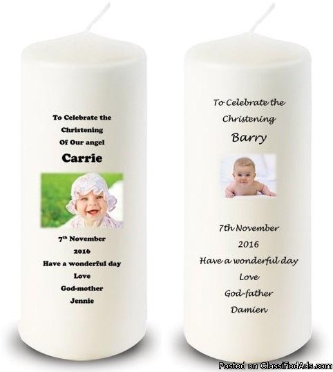High Quality Christening Candles - Celticcandles.ie