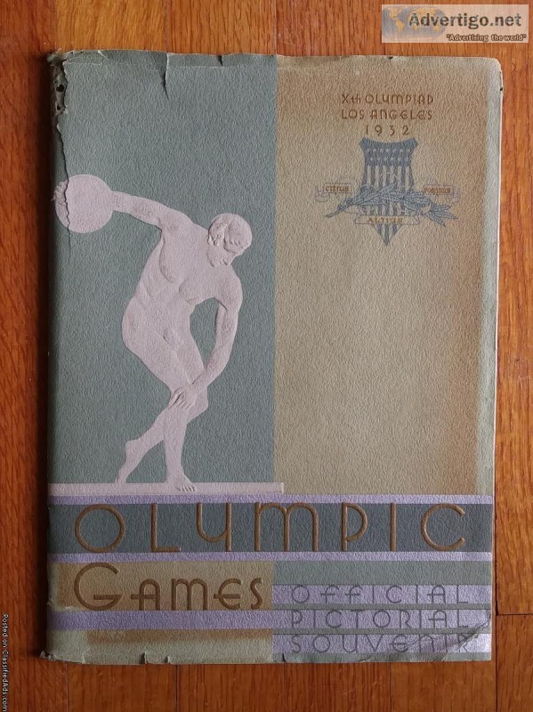 1932 Olympic Program