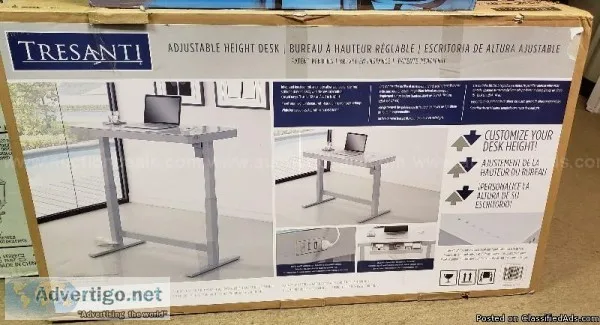 Tresanti Powered Adjustable Height Desk Brand New in the BOX