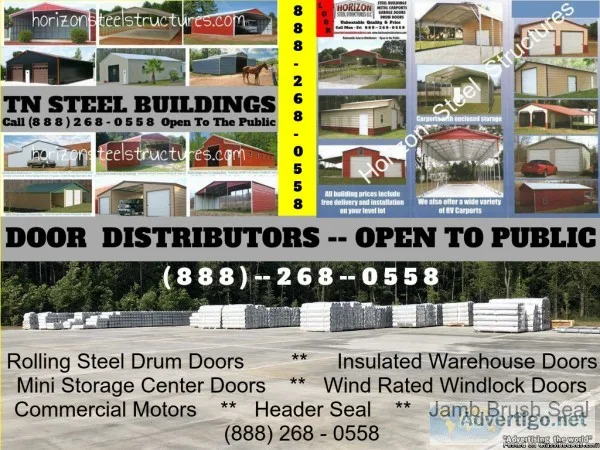 Roll Up Drum Doors and mini storage garage door kits