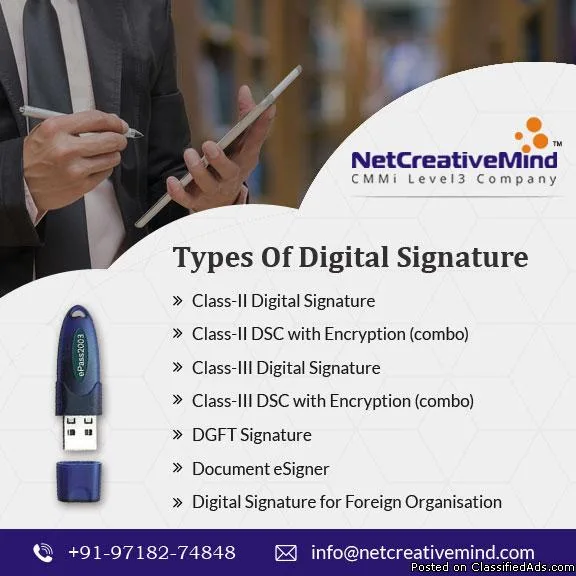 Types of Digital Signature At NetCreativeMind