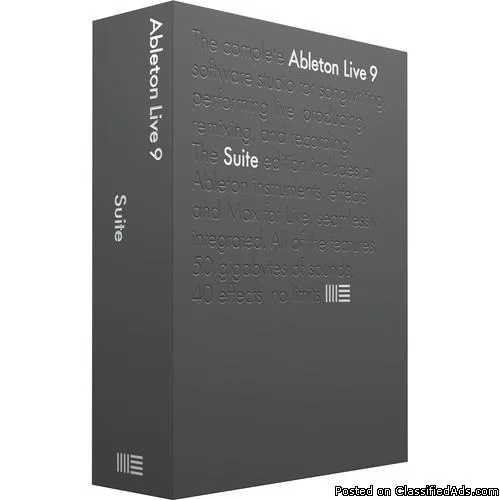 Ableton Live 9 Suite&hellipMake HOT Tracks On Your WinMac