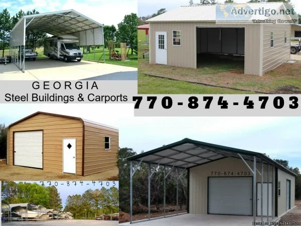 Metal Carports and steel sheds garages workshops