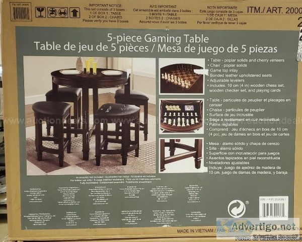 5-Piece Gaming table Brand New in the BOX