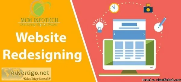Top Redesigning Website services Offering MCM Infotech.