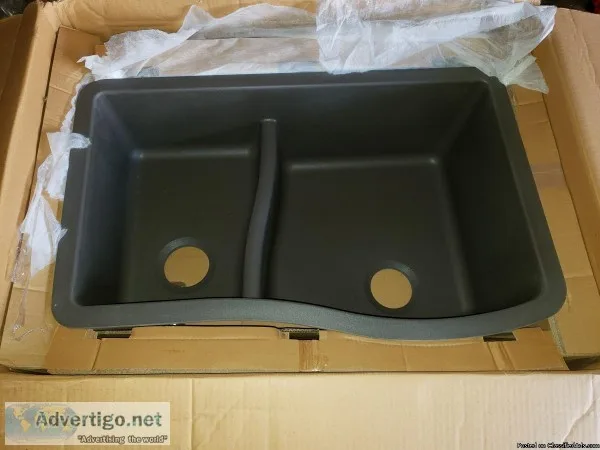 double bowl granite sink