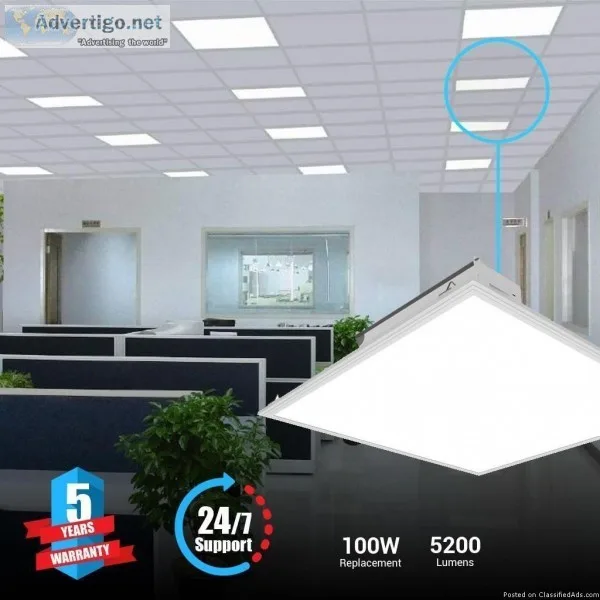 Led Panel 2X4 50W 5000K Dimmable - LEDMyplace