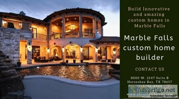 Build Innovative and amazing custom homes in Marble Falls.