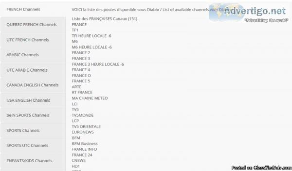 Diablo IPTV Subscription Plan Offered By IPTV Market