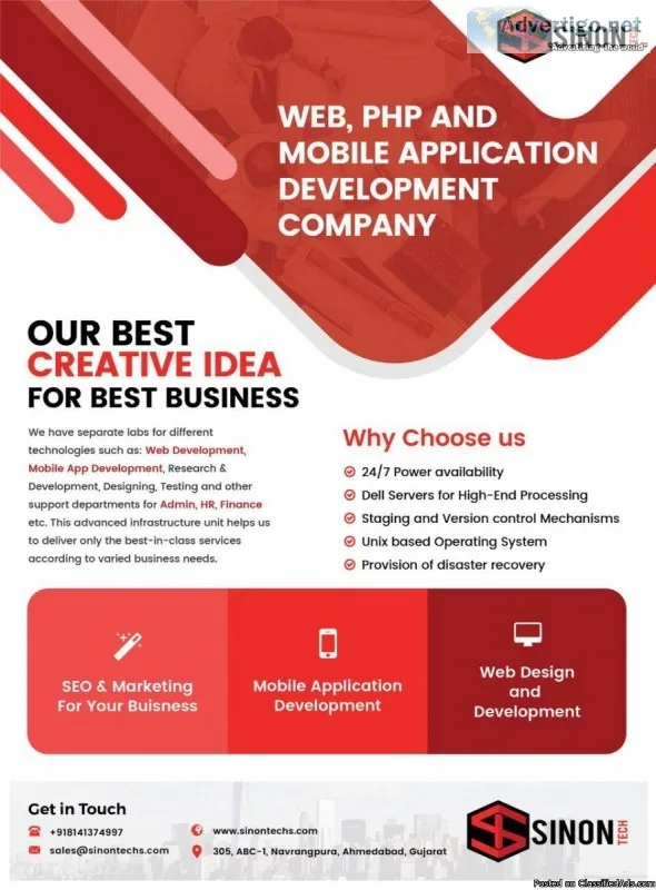 best laravel web development company in india