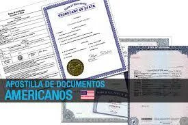 APOSTILLAS DE ACTAS DE NACIMIENTO DE TODO EL EE.UU