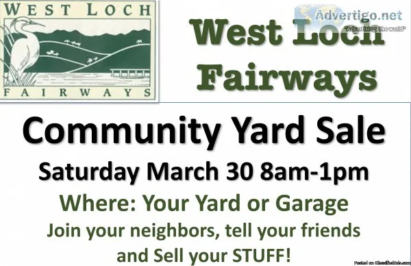 West Loch Fairways Community Yard Sale
