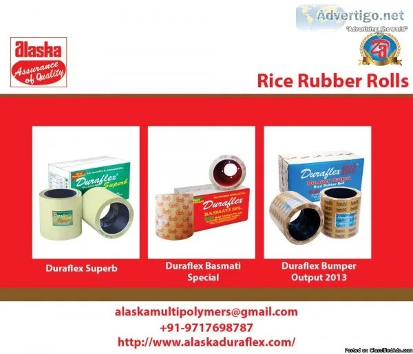 Alaska Rice Rubber Rolls is at No. 1 in world.