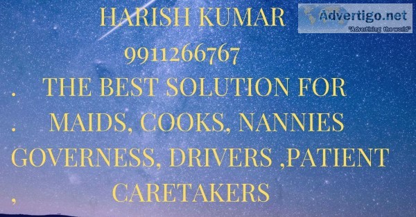Hire English speaking Verified  Maid Cook Nanny in Gurgaon Delhi