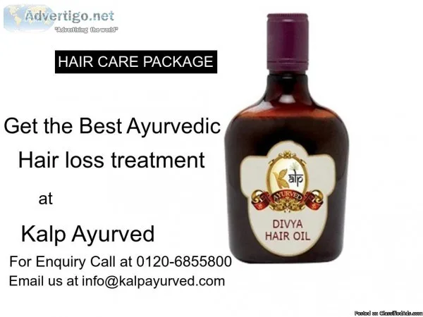 Get the Best Ayurvedic hair loss treatment at Kalp Ayurved