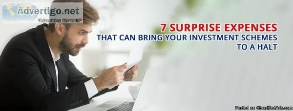 Expenses that can disturb your investment schemes planning