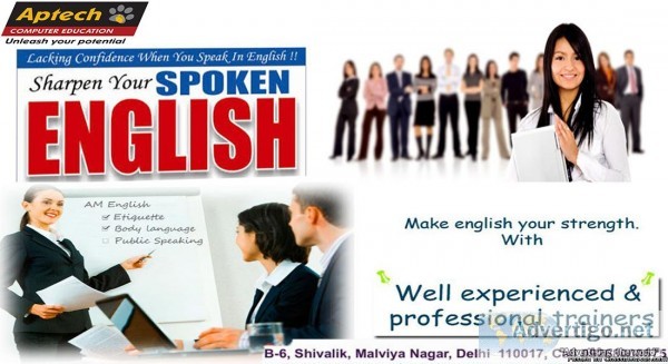 Best English course Institute  Aptech Malviya Nagar