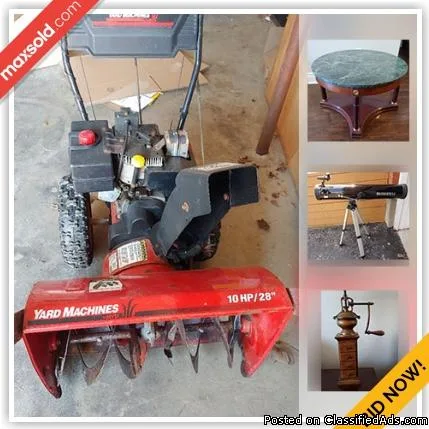 Bath Downsizing Online Auction - Heritage Drive