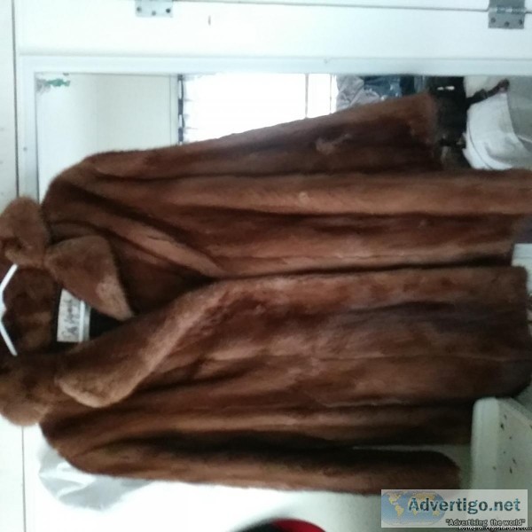 Real Mink Fur Coat