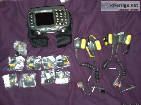Symbol Wrist Computer and finger laser scanners
