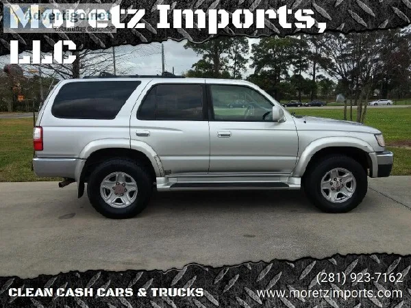 2001 Toyota 4 Runner SR5 V6 SUV w 138K Miles  Warranty