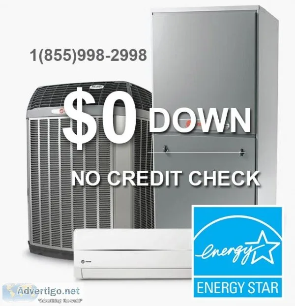 Rent to Own High Efficiency Air Conditioner  Furnace
