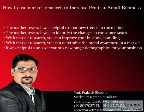 How to use market research to Increase Profit in Small Business