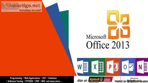 Best MS Office Training Provided by Aptech Janakpuri I Delhi