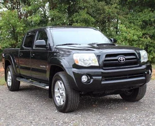 2005 Toyota Tacoma Black Pickup 84878 Miles