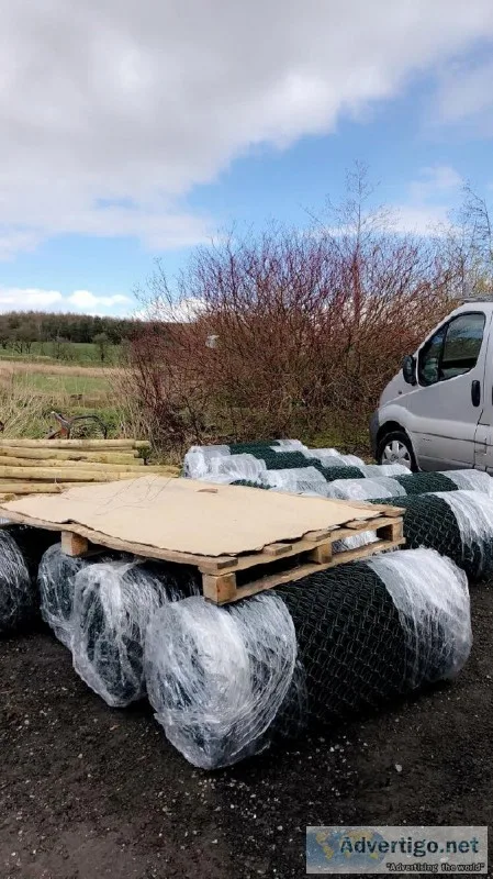 16 x 50m Plastic Coated Galvanised Steel Fencing Rolls