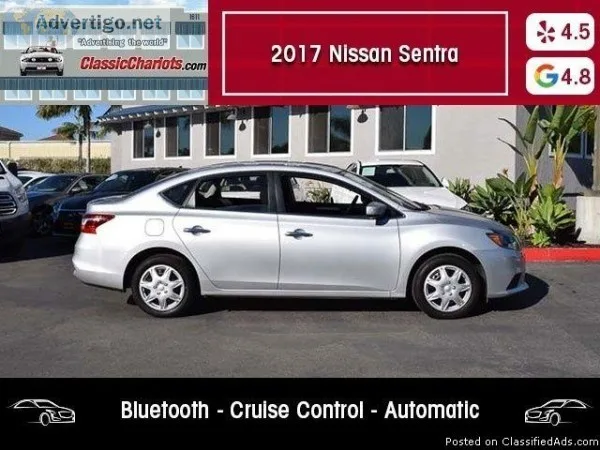 USED 2017 Nissan Sentra S for sale in San Diego 18183