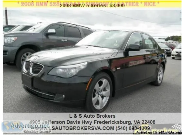 2008 BMW 5 SERIE 528I 4DR SEDAN LUXURY