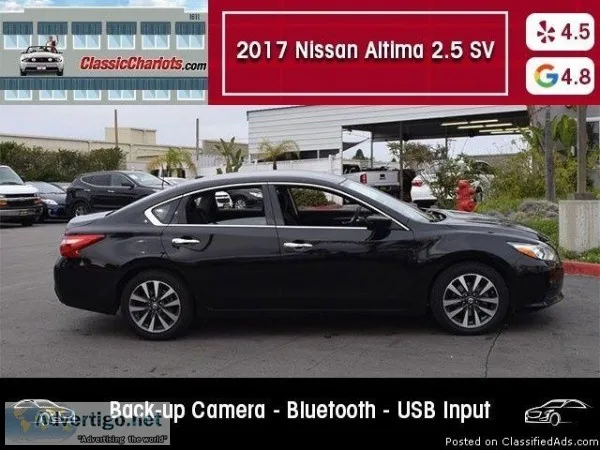 Used 2017 Nissan Altima 2.5 SV for Sale in San Diego - 18676r