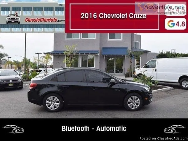 USED 2016 Chevrolet Cruze Limited LS for sale in San Diego 18638