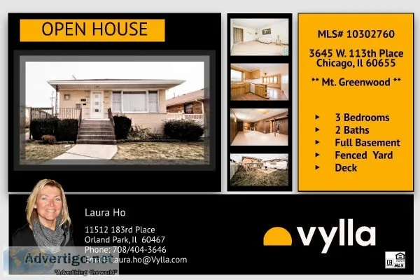 OPEN HOUSE 3645 W. 113th Place Chicago Il