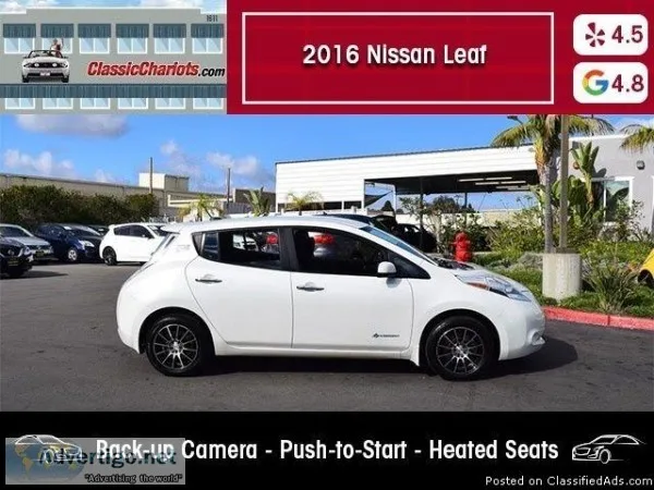 Used 2016 Nissan Leaf S for Sale in San Diego - 18656