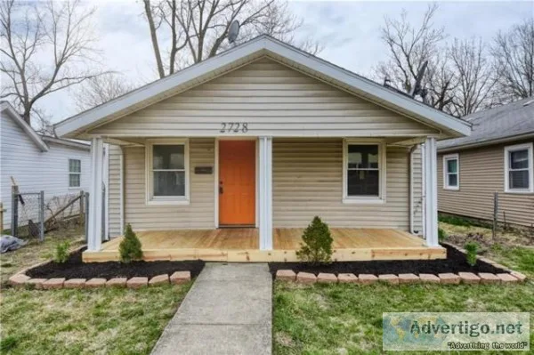 Home for Sale in Indianapolis  (2bd 1ba)