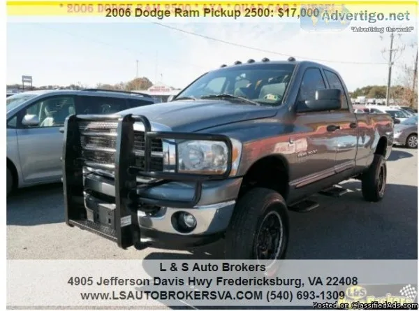 2006 DODGE RAM PICKUP 2500 4DR