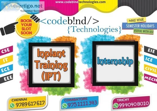 free inplant training in coimbatore