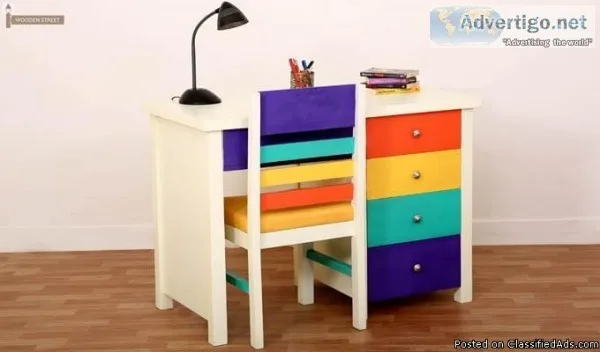 Latest Study Table Designs for Kids  WoodenStreet