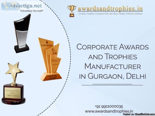 Corporate Trophies Manufacturer in Gurgaon Delhi