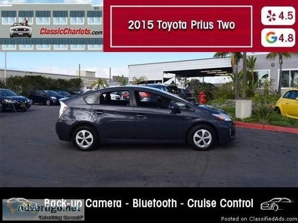 Used 2015 Toyota Prius Two for Sale in San Diego - 18677