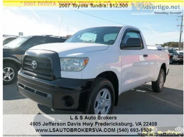 2007 TOYOTA TUNDRA 2DR (6V)