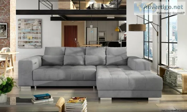 New modern sofa with fold-out bed