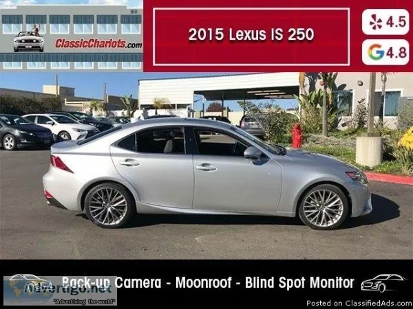 Used 2015 Lexus IS 250 for Sale in San Diego - 18644