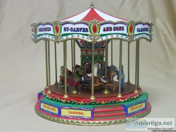 Department 56 Carnival Red Ruby Carousel