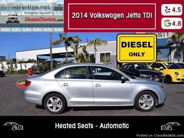 Used 2014 Volkswagen Jetta TDI for Sale in San Diego - 18705