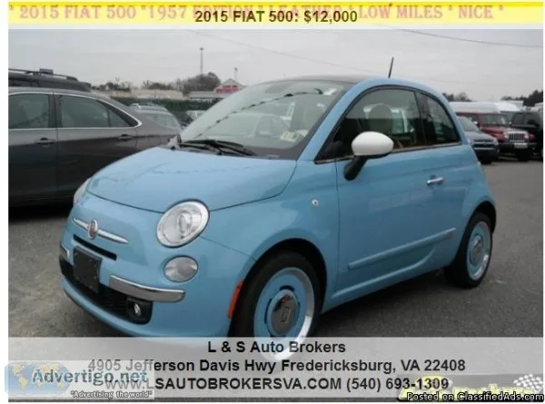 2015 FIAT 500 1957 EDITION