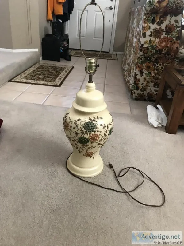Hand painted lamp